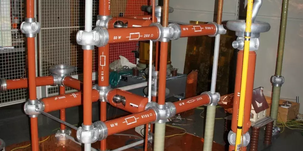 Prüfstand Hochspannungstechnik